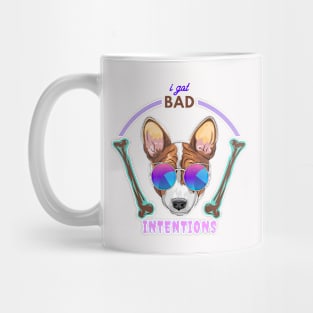 Cool Dog In Glasses Mug